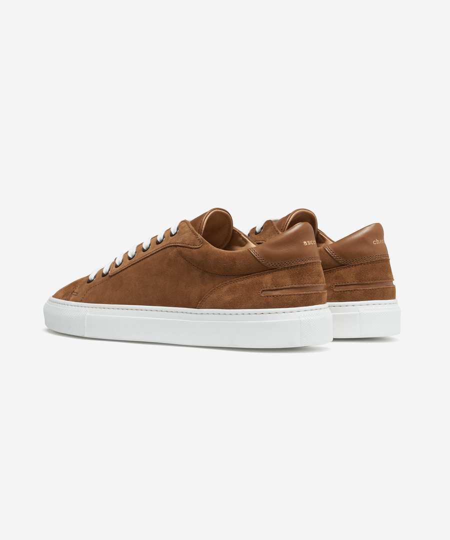 Lione Low Top Sneakers - Tan Suede - Ascot & Charlie