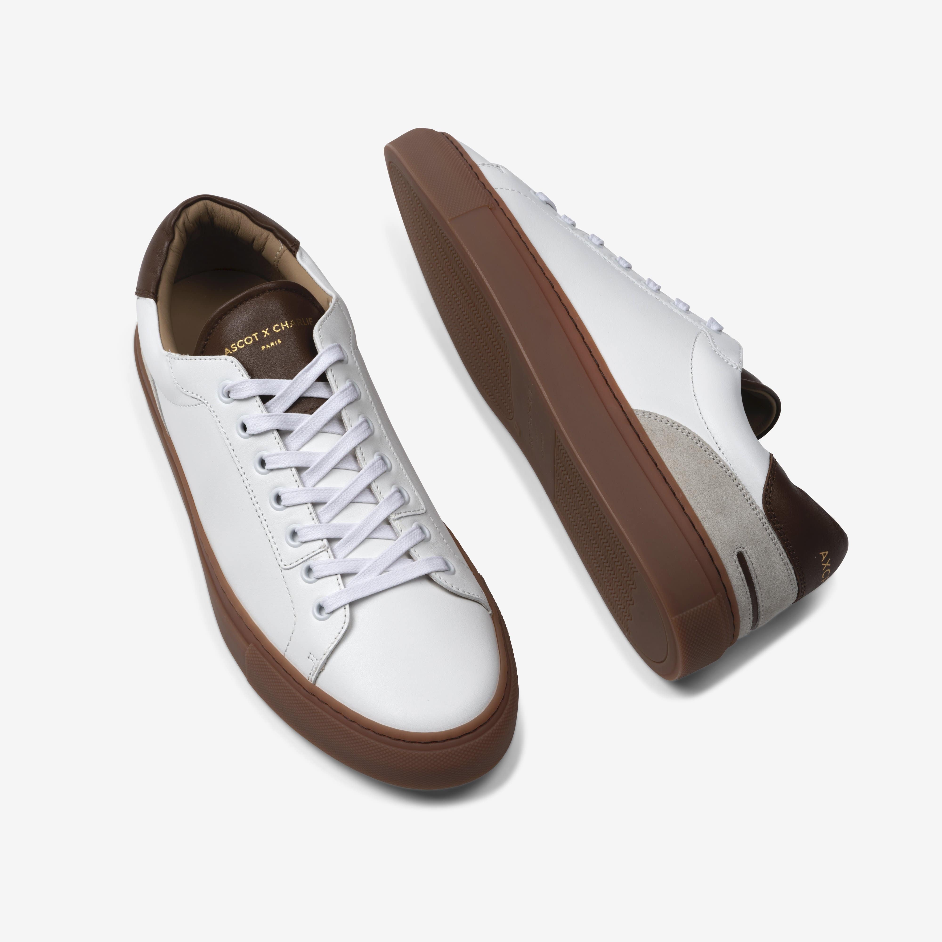 SANDRO Vulca leather sneakers | THE OUTNET
